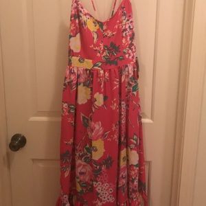 Nine West Pink Floral Sundress New with Tags